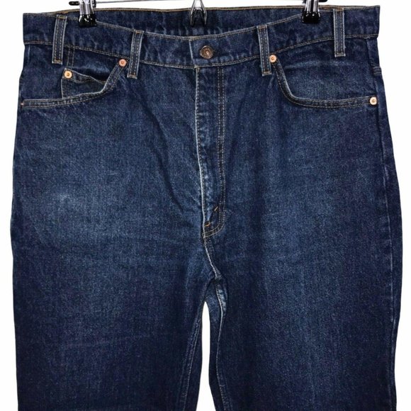 Levi's Vintage 90s Orange Tab Straight Jeans 40 33 - Picture 3 of 8